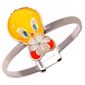 Looney Tunes Sterling Silver Tweety Bird Ring