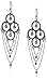 Lucky Brand Pave Chain Dangles Earrings