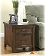 Woodboro Rectangular End Table w/ Work Center By Ashley Furniture