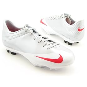 NIKE Mercurial Veloci V FG חדש כדורגל סוליות נעליים כסף Mens