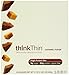 think! Protein Bars, High Protein Snacks, Gluten Free, Sugar Free Energy Bar with Whey Protein Isolate, Caramel Fudge, Nutrition Bars without Artificial Sweeteners, 2.1 Oz (10 Count)