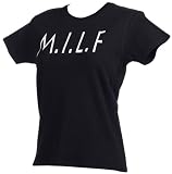 Spoilt Rotten - MILF T-Shirt - Gift for New Mum, Black, Medium