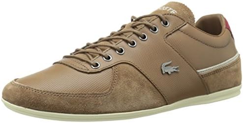 Lacoste Men's Taloire 15 Fashion Sneaker, Tan, 13 M US