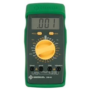 Greenlee 12040 NA CAT II / III Manual Ranging Multimeter with Lifetime Warranty and CAT II and III M