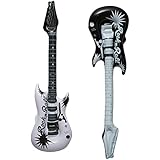 Assorted Black & White Guitar Inflate