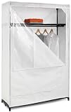 Honey-Can-Do WRD-01269 46-Inch Wide Heavy Duty Storage Closet with Top Shelf, White