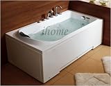 NEW 1700MM HYDRO SPA JACUZZI WHIRLPOOL BATH A42