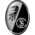 3D LOGO AUTO AUFKLEBER STICKER SC FREIBURG Silver