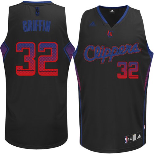 adidas Blake Griffin Los Angeles Clippers Vibe Swingman Jersey - Black (Medium)