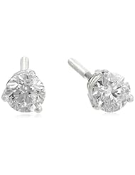 IGI Certified Platinum 3-Prong Diamond Stud Earrings (3/4 cttw, G-H Color, VS1-VS2 Clarity)