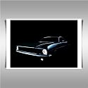 BULLITT FORD MUSTANG Kunstdruck als Leinwandkopie, Gr&ouml;&szlig;e A1 POSTER