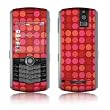 Dots Red Design VERTICAL CAMERA Original Pearl 8110/ Pearl 8100 Cell Phone Protective Skin Decal Sticker