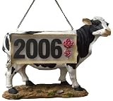 Hanging Cow Solar Powered Iluminated House Number Display