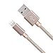 Sethjcsy 2 Pack 3FT iPhone 8Pin Lightning Cable Charging Cord Nylon Braided Apple USB Cable Usb2.0 Data Sync Cable for iPhone 5/5s/5c 6s 6s Plus iPad Mini Air iPad5 iPod (Golden)