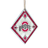 NCAA Ohio State Buckeyes Art Glass Ornament