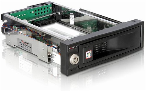 Delock 5.25 Zoll Wechselrahmen f&uuml;r 3.5 Zoll SAS / SATA HDD Preisvergleich