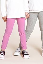 2 Pack Cotton Rich Assorted Button Leggings