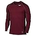 Nike Men's Pro Cool Fitted Long Sleeve Training Shirt-Team Red