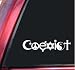 COEXIST - Promote Peace Vinyl Decal Sticker - White