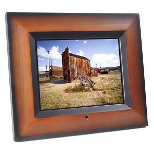 8" ADS 128MB 800×600 Digital Photo Frame & MP3 Player w/Remote Control (Wood)