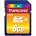 Transcend - Flash memory card - 8 GB - Class 10 - SDHC