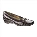 Women's Reagan Pump in Dark Brown Croco