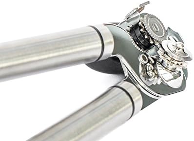 Quick &amp; Effortless Manual Can Opener - Strong Stainless Steel Opener for Smooth Edge - Perfect as a Kitchen or Restaurant Can Opener