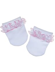 Toy: Build a Bear Workshop Fuchsia Ruffle Socks - Build-a-Bear