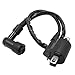 GLENPARTS Ignition Coil FOR Yamaha Wolverine 350 YFM350 1995 1996 1997 1998 1999 2000 2001