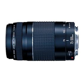 Click here to buy Canon EF 75-300mm f 4-5.6 III Telephoto Zoom Lens for Canon SLR Cameras by Canon.