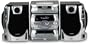 Audiovox CE450 Stereo System with 5-Disc CD Changer, AM/FM Tuner, and Detachable 3-Way Speakers
