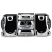 Audiovox CE450 Stereo System with 5-Disc CD Changer, AM/FM Tuner, and Detachable 3-Way Speakers