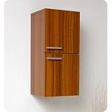 Bathroom Linen Side Cabinet with 2 Storage Areas Finish: Teak Bathroom Linen Side Cabinet with 2 Storage Areas Finish: Teak