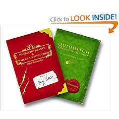 Harry Potter Schoolbooks: Quidditch Through The Ages and Fantastic Beasts & Wher