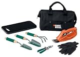 Black and Decker GS500K Grass Shear Kit with Hand Tools and Bag