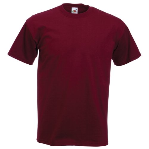 Fruit of the Loom Super Premium T-Shirt – Burgundy Medium