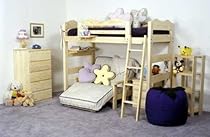 Hot Sale 6 Piece Bedroom Collection - Twin Wave Loft with Accessories