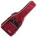 Rocktile ASBAG-R 1/2 Klassik-Gitarrentasche (gepolstert mit Rucksackgarnitur) weinrot
