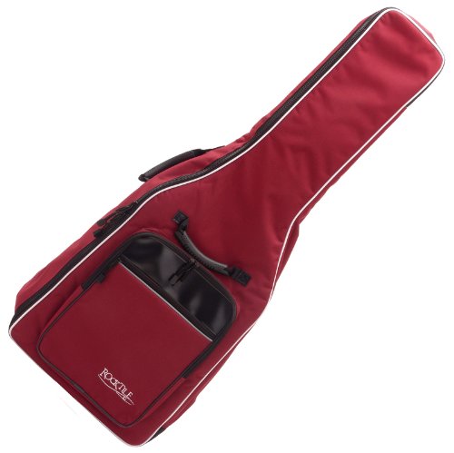 Rocktile Housse pour guitare classique - 3/4 & 7/8 - rembourré avec bretelles (couleur: bordeaux)