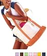 HYP - 16oz Cotton Canvas Print Beach Tote Bag (HY801)