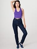 American Apparel Dark Wash High-Waist Jean