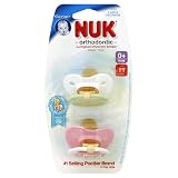 Gerber Nuk Newborn Orthodontic Pacifier Latex Size1 - 2 ea-Colors Vary