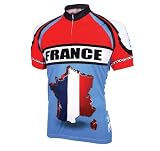 World Jerseys Men's France Cycling Jersey, France, Medium