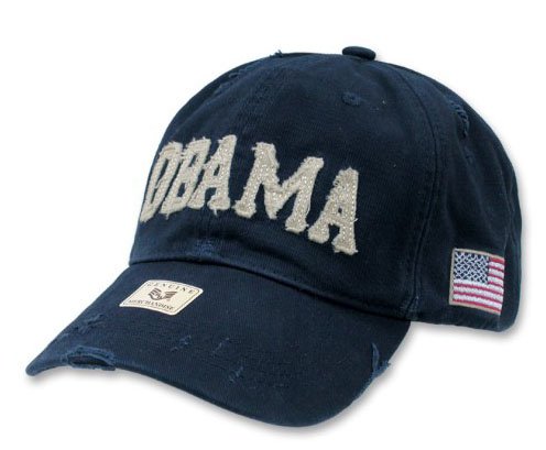 New Navy Obama Southern Cal Presidential Cap Hat - Distressed