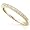 1/10 Carat TW Ladies Diamond Wedding Band in 14k Yellow Gold - Size 4