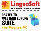 LingvoSoft Travel to Western Europe software Suite for Pocket PC
