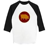  : Astrology Pig - Raglan 3/4 Sleeve T-Shirt