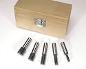 MLCS 8375 Straight Router Bit 5-Piece Boxed Set