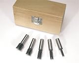 Straight Router Bit 5 Pc. Boxed Set