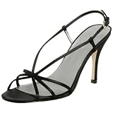  : Nine West Women's Dayglow Sandal,Black Satin,8.5 M
